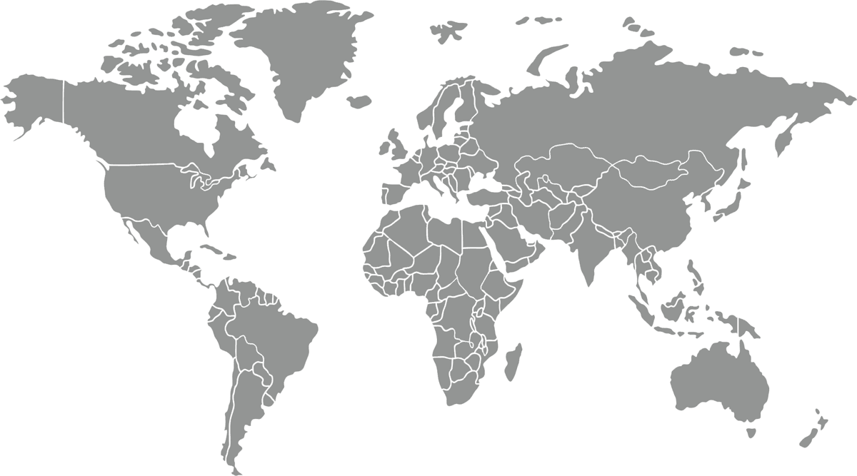 World map showing export countries